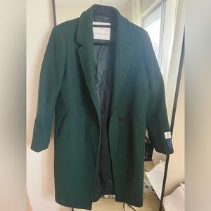 Aritzia Forest Green Trenchcoat Size XS / S
